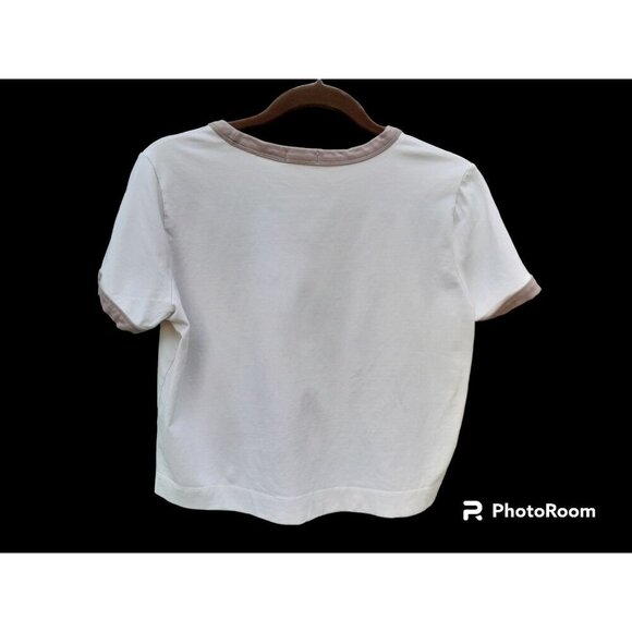 Ardene Saddle Up Buttercup Crop Tee Size M - Picture 3 of 5